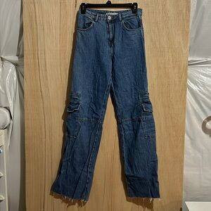 ZARA wide leg jeans, cargo like